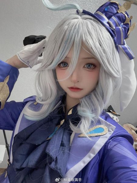 神乐坂真冬cos恋恋红尘美图,被她的美貌所倾倒